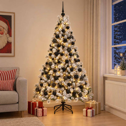 Artificial Christmas Tree with Bauble 180 cm 300 LEDs