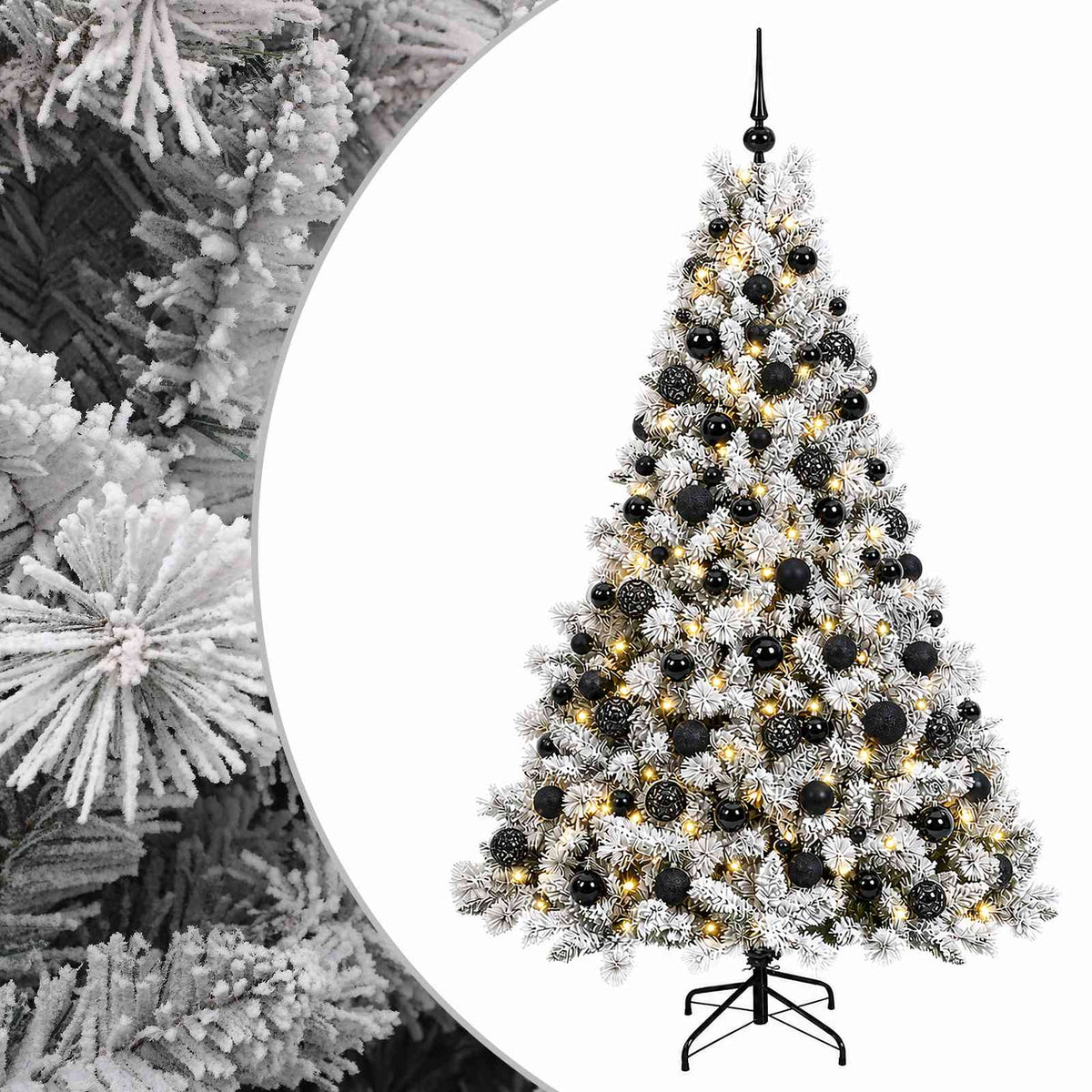 Artificial Christmas Tree with Bauble 180 cm 300 LEDs