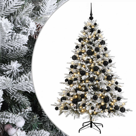 Artificial Christmas Tree with Bauble 210 cm 300 LEDs