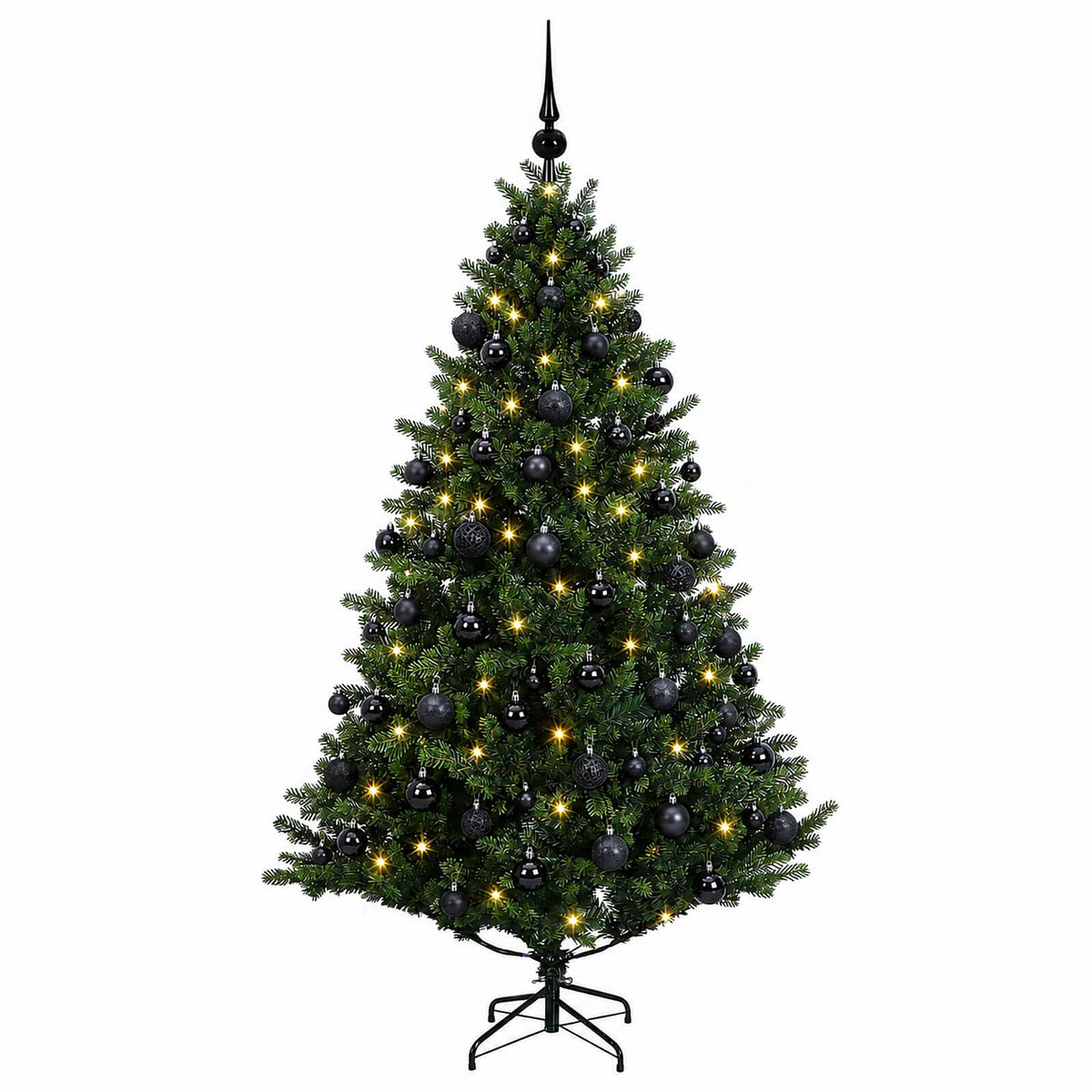 Artificial Christmas Tree with Bauble 210 cm 300 LEDs