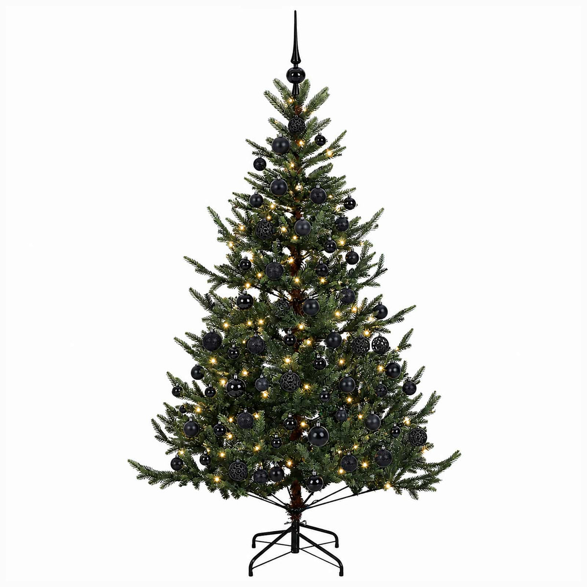 Artificial Christmas Tree with Bauble 210 cm 300 LEDs