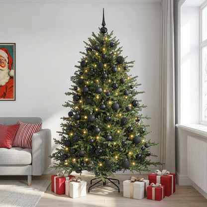 Artificial Christmas Tree with Bauble 210 cm 300 LEDs
