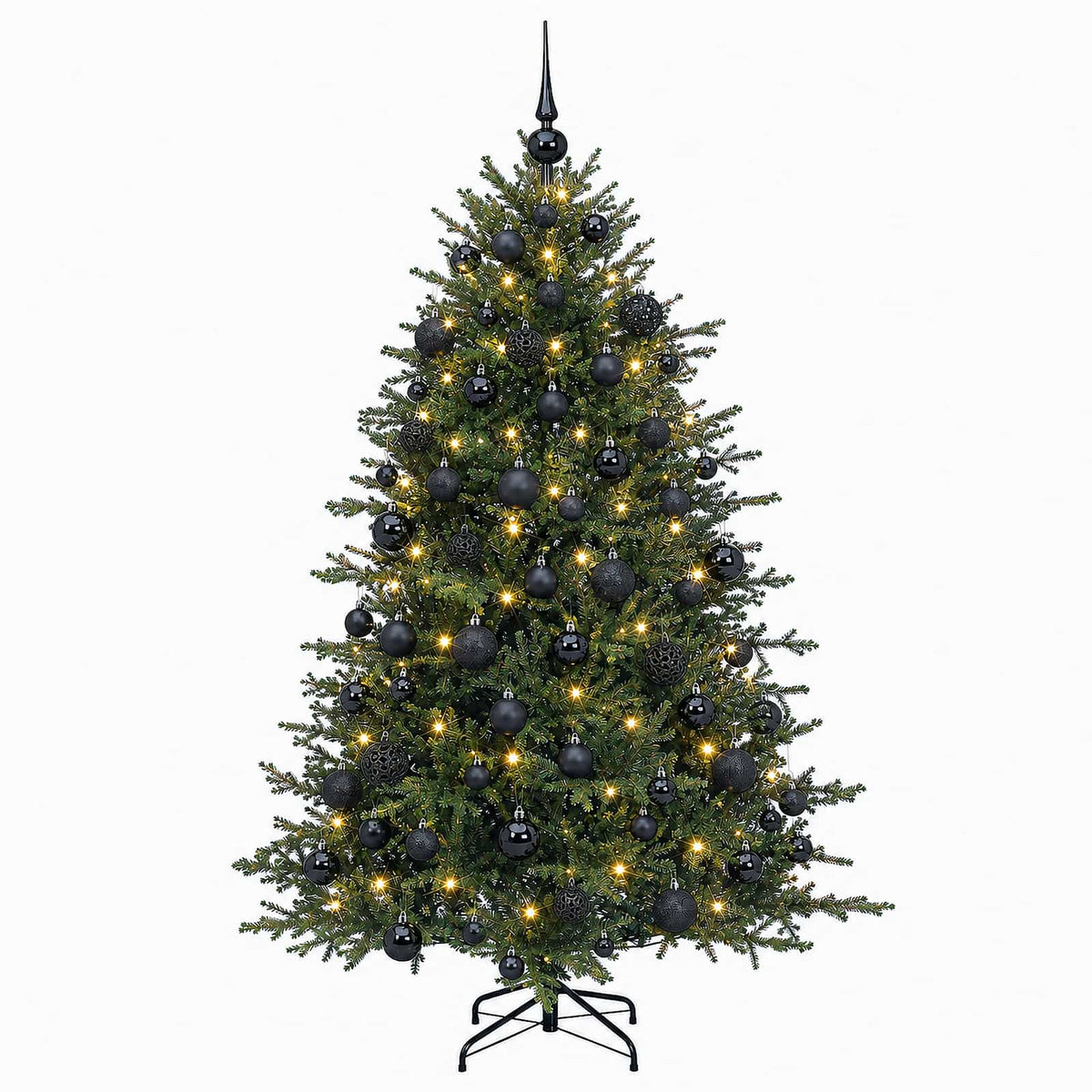 Artificial Christmas Tree with Bauble 210 cm 300 LEDs