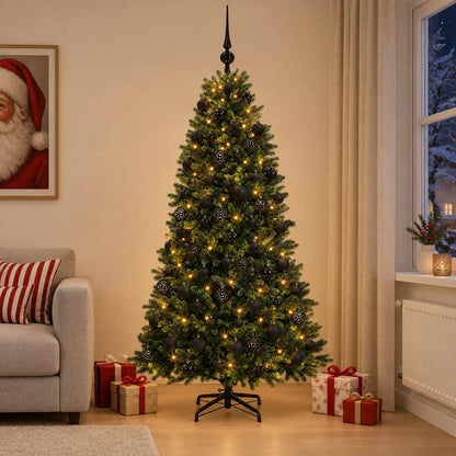 Artificial Christmas Tree with Bauble 240 cm 300 LEDs