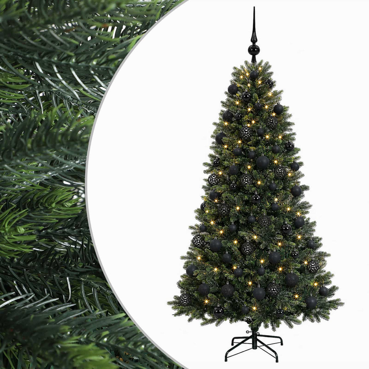 Artificial Christmas Tree with Bauble 240 cm 300 LEDs