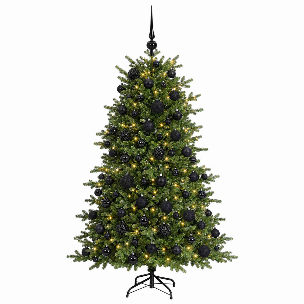 Artificial Christmas Tree with Bauble 210 cm 300 LEDs