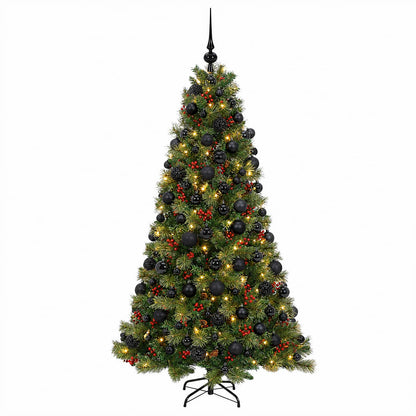 Artificial Christmas Tree with Bauble 180 cm 300 LEDs