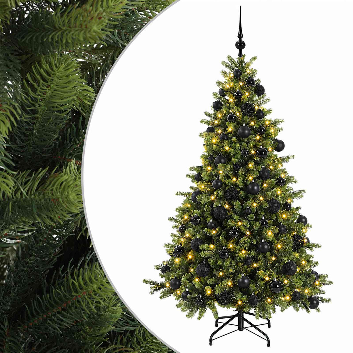Artificial Christmas Tree with Bauble 240 cm 300 LEDs