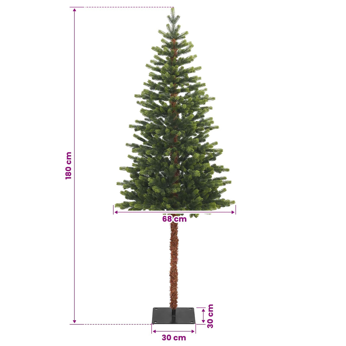 Artificial Christmas Tree with Bauble 180 cm 300 LEDs
