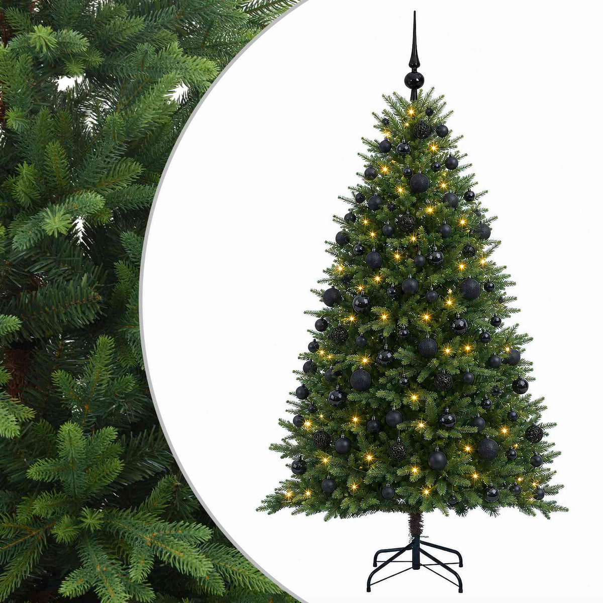 Artificial Christmas Tree with Bauble 180 cm 300 LEDs
