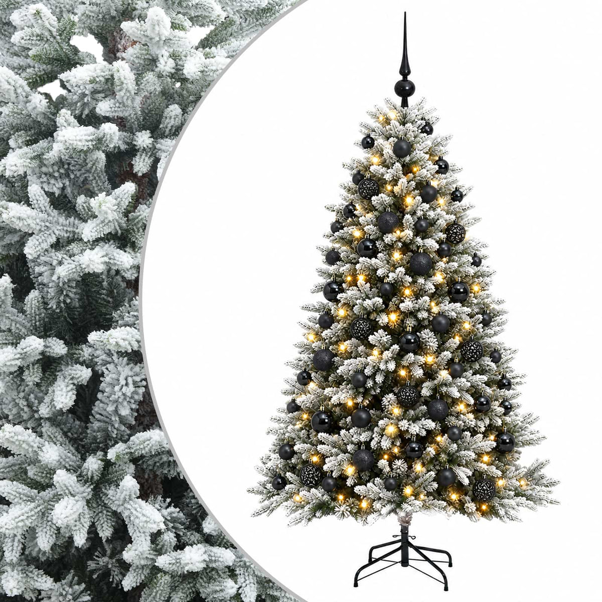 Artificial Christmas Tree with Bauble 180 cm 300 LEDs
