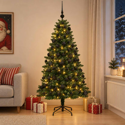 Artificial Christmas Tree with Bauble 180 cm 300 LEDs