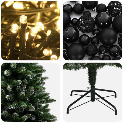 Artificial Christmas Tree with Bauble 210 cm 300 LEDs