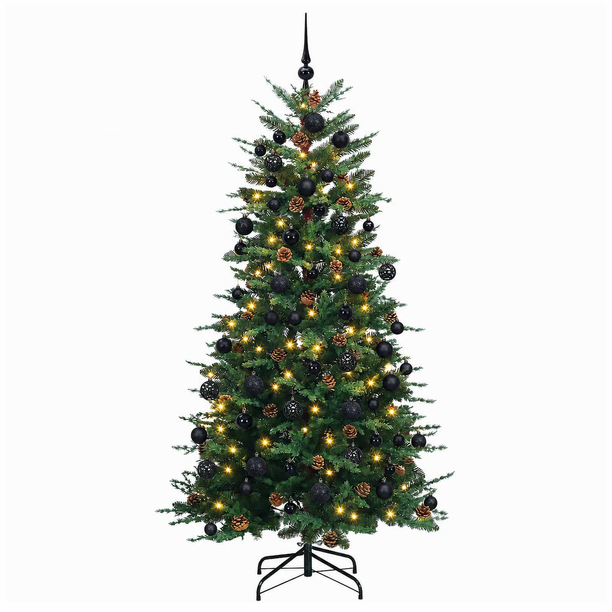 Artificial Christmas Tree with Bauble 240 cm 300 LEDs