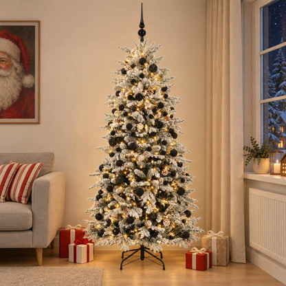 Artificial Christmas Tree with Bauble 240 cm 300 LEDs