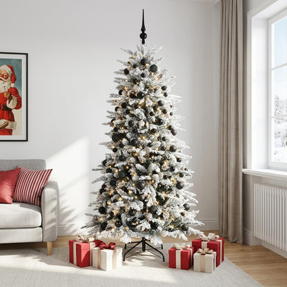 Artificial Christmas Tree with Bauble 210 cm 300 LEDs