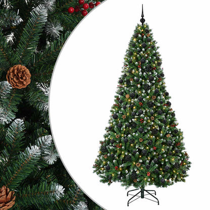 Artificial Christmas Tree Green with Bauble 210 cm 300 LEDs