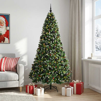 Artificial Christmas Tree Green with Bauble 210 cm 300 LEDs