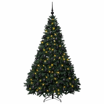 Artificial Christmas Tree Dark Green with Bauble 240 cm