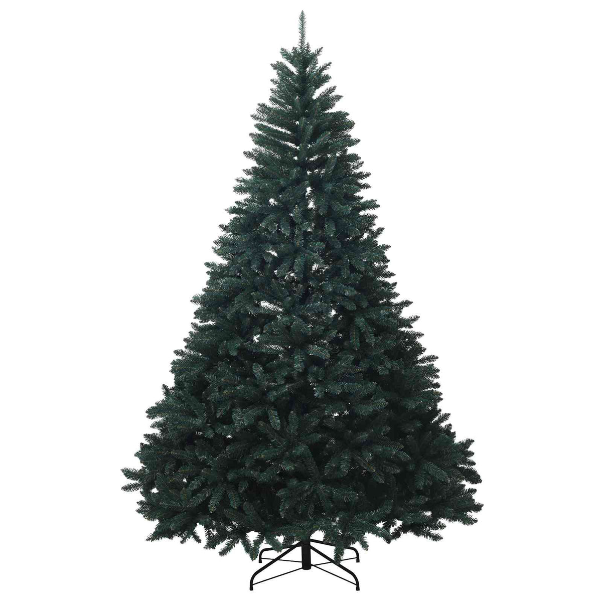 Artificial Christmas Tree Dark Green with Bauble 240 cm