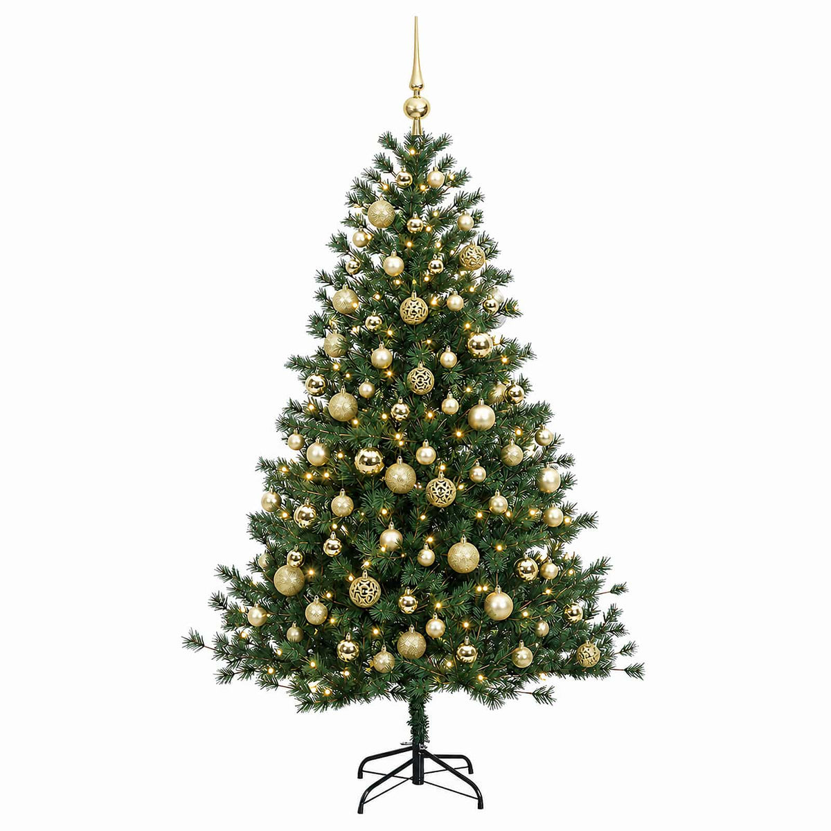 Artificial Christmas Tree with Bauble 240 cm 300 LEDs