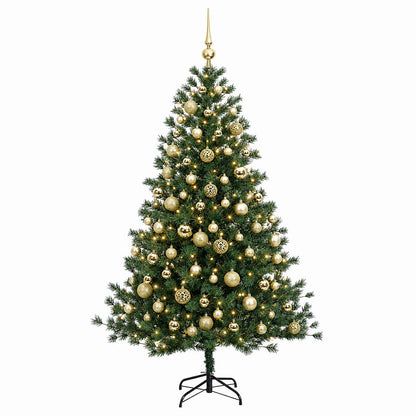 Artificial Christmas Tree with Bauble 240 cm 300 LEDs