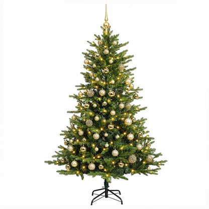 Artificial Christmas Tree with Bauble 180 cm 300 LEDs