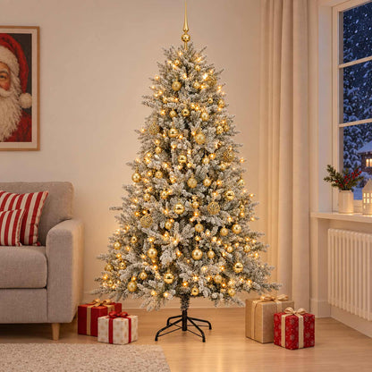 Artificial Christmas Tree with Bauble 240 cm 300 LEDs