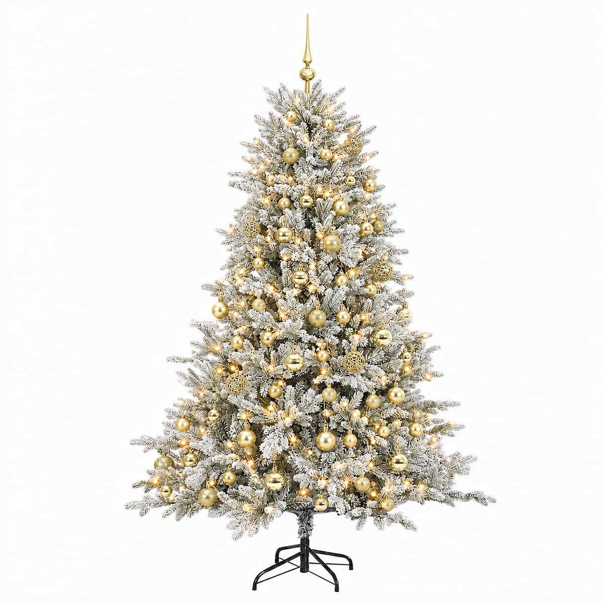 Artificial Christmas Tree with Bauble 210 cm 300 LEDs