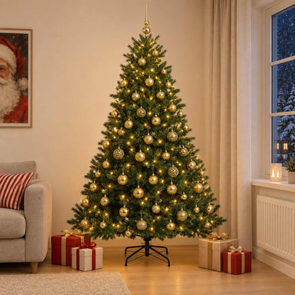 Artificial Christmas Tree with Bauble 180 cm 300 LEDs