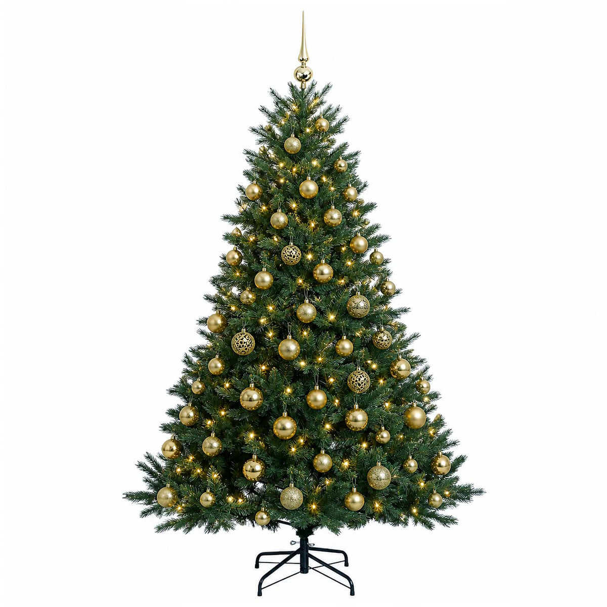 Artificial Christmas Tree with Bauble 180 cm 300 LEDs