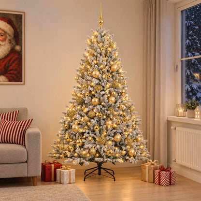 Artificial Christmas Tree with Bauble 240 cm 300 LEDs