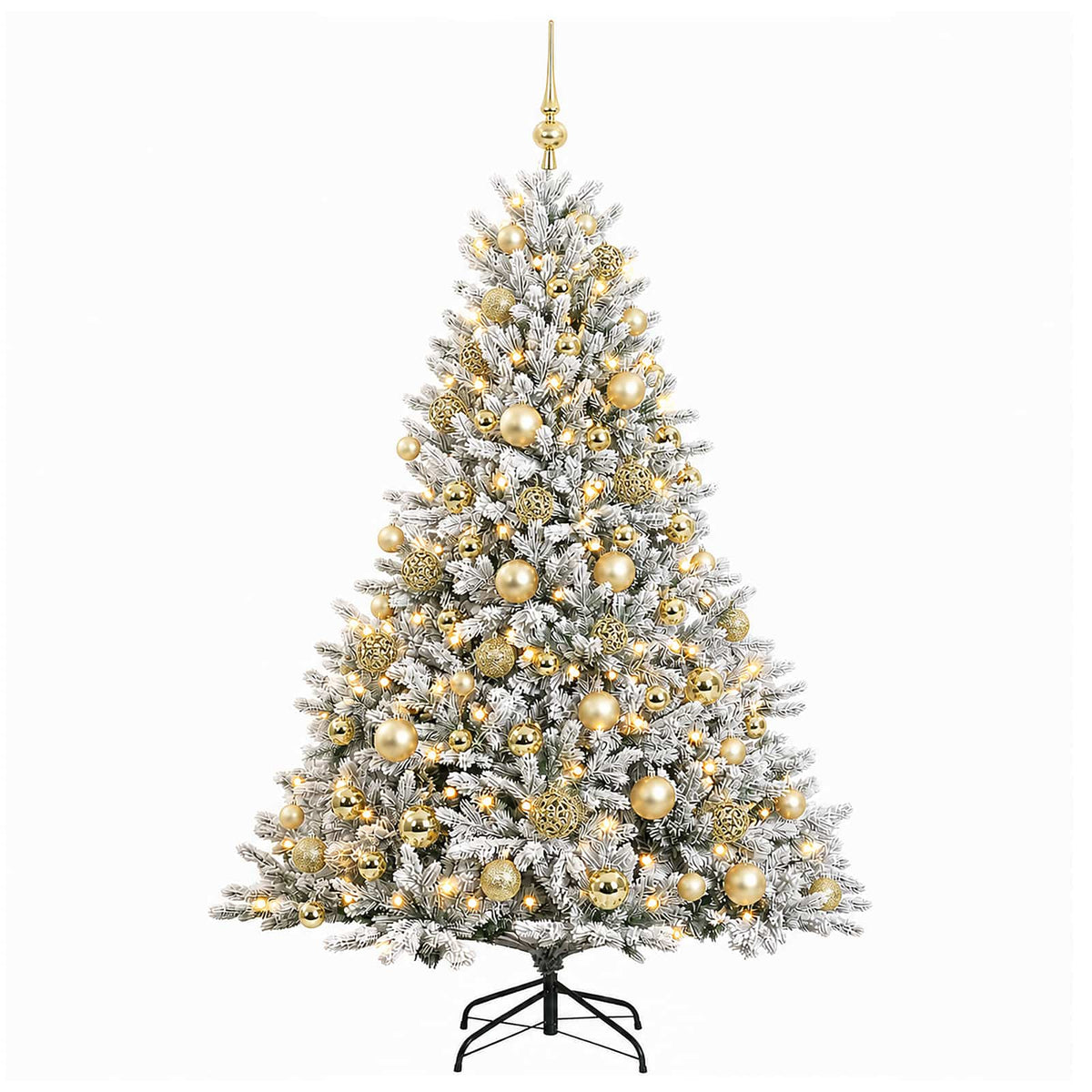Artificial Christmas Tree with Bauble 210 cm 300 LEDs