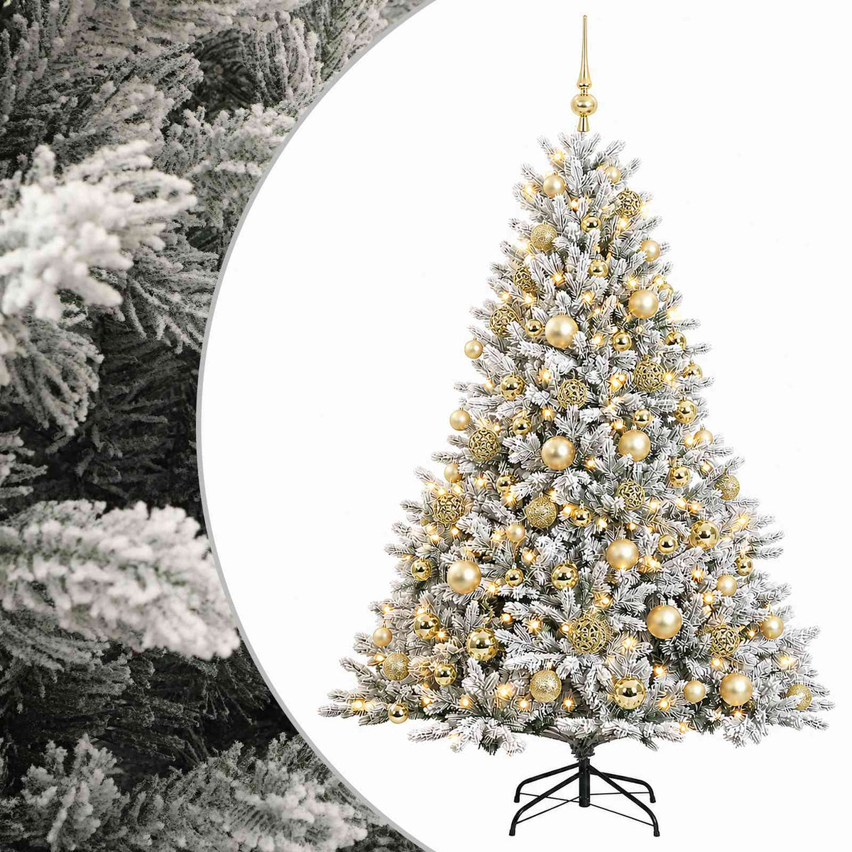 Artificial Christmas Tree with Bauble 240 cm 300 LEDs