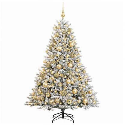 Artificial Christmas Tree with Bauble 240 cm 300 LEDs
