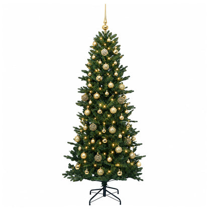 Artificial Christmas Tree with Bauble 210 cm 300 LEDs
