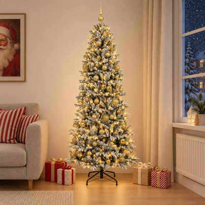 Artificial Christmas Tree with Bauble 180 cm 300 LEDs