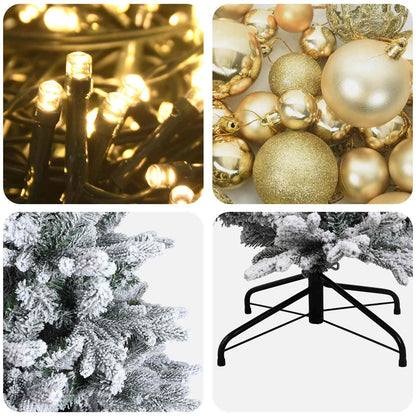 Artificial Christmas Tree with Bauble 180 cm 300 LEDs