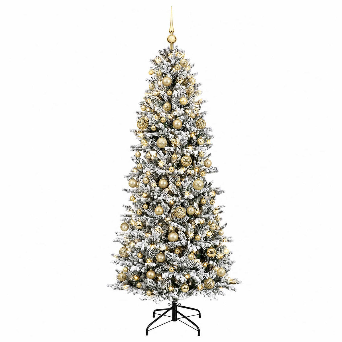 Artificial Christmas Tree with Bauble 210 cm 300 LEDs