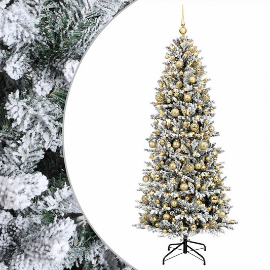 Artificial Christmas Tree with Bauble 240 cm 300 LEDs