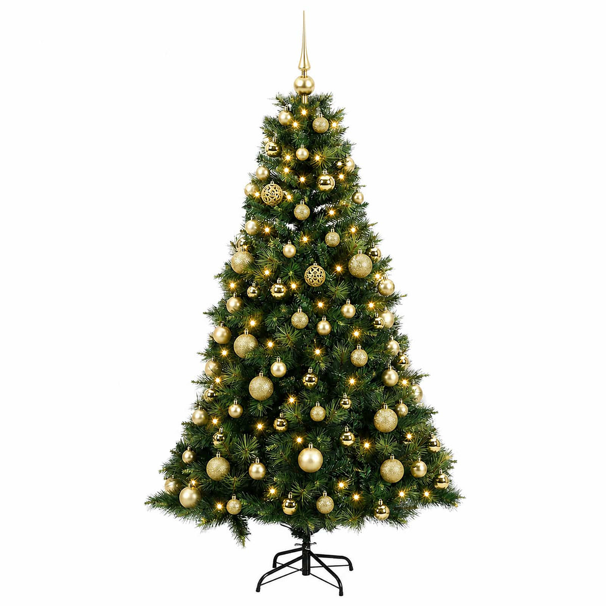 Artificial Christmas Tree with Bauble 210 cm 300 LEDs
