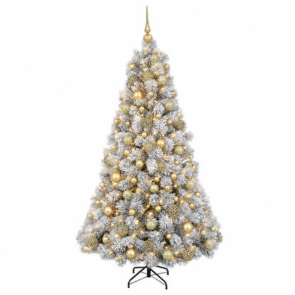 Artificial Christmas Tree with Bauble 210 cm 300 LEDs
