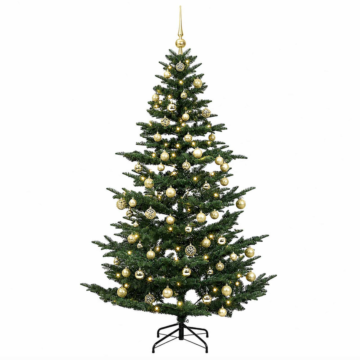 Artificial Christmas Tree with Bauble 240 cm 300 LEDs
