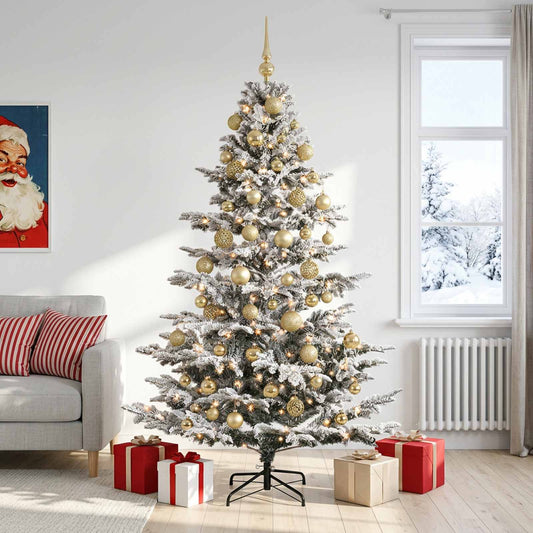 Artificial Christmas Tree with Bauble 240 cm 300 LEDs