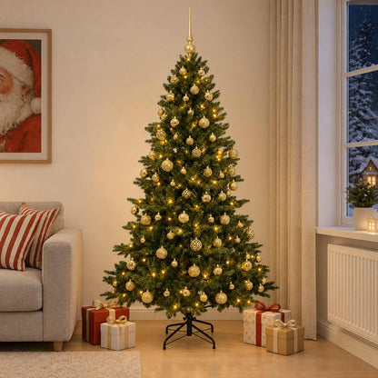 Artificial Christmas Tree with Bauble 210 cm 300 LEDs
