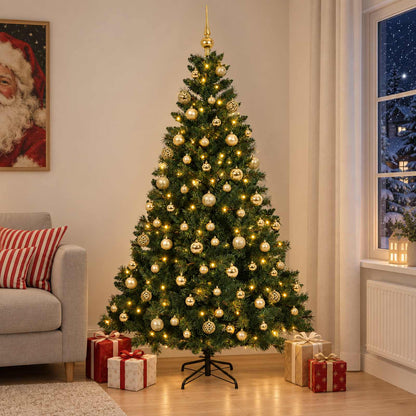Artificial Christmas Tree with Bauble 180 cm 300 LEDs