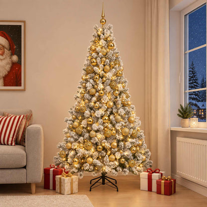 Artificial Christmas Tree with Bauble 180 cm 300 LEDs