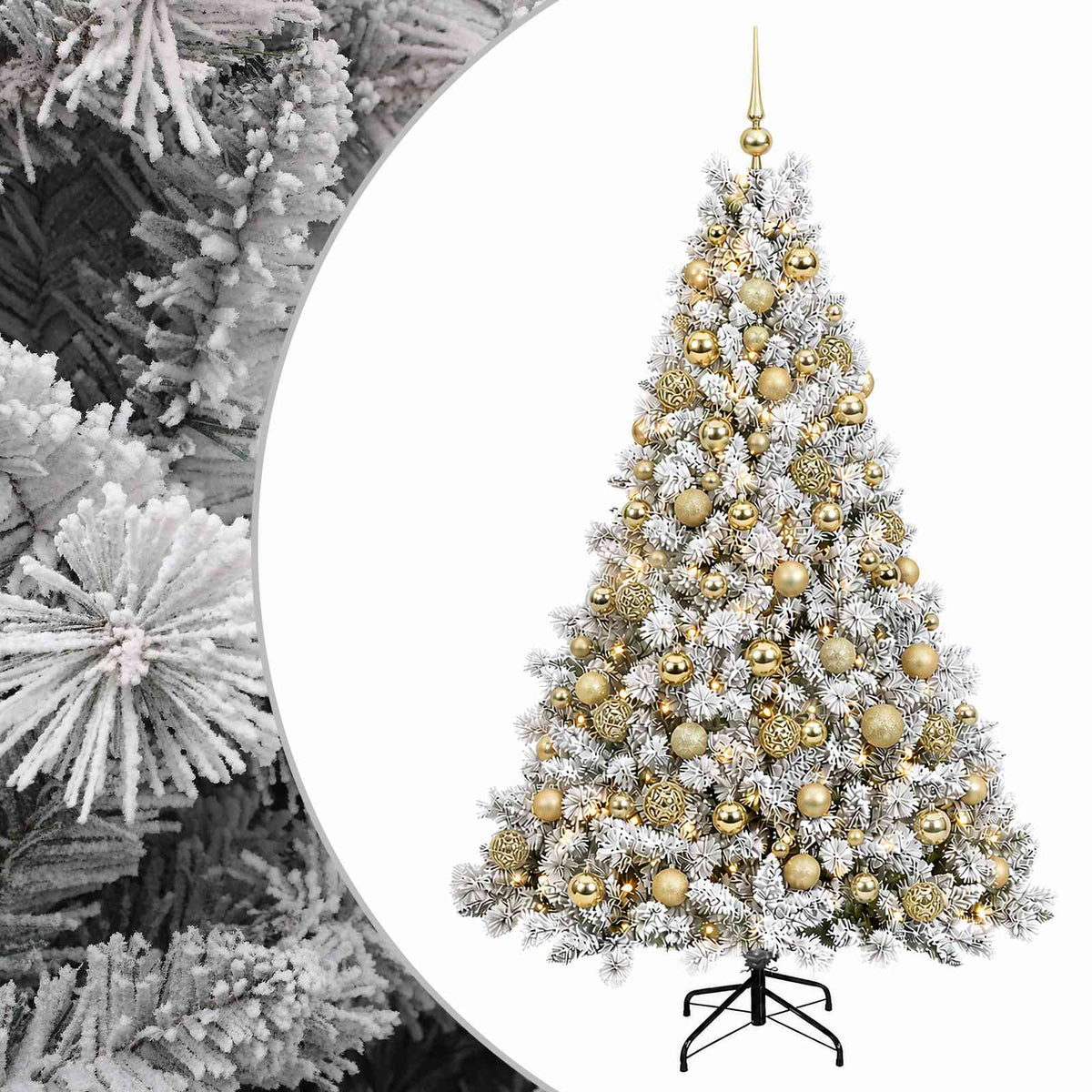Artificial Christmas Tree with Bauble 180 cm 300 LEDs