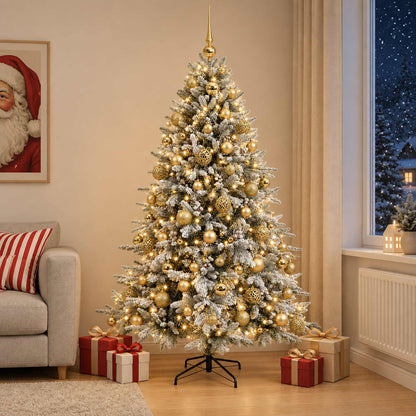 Artificial Christmas Tree with Bauble 180 cm 300 LEDs