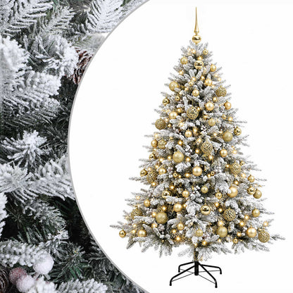 Artificial Christmas Tree with Bauble 240 cm 300 LEDs